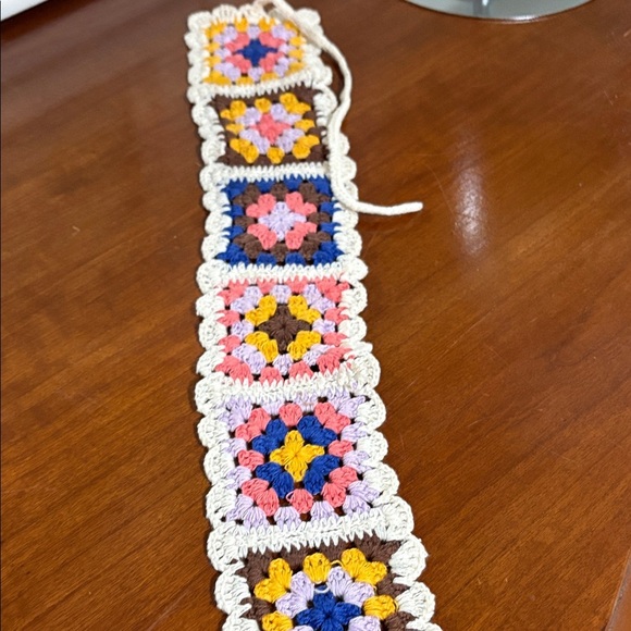 FREE w/Bundle! Colorful Crochet Granny Square headband - Picture 2 of 3